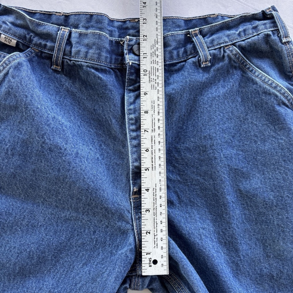 Carhartt FRB13 FR Denim Work Jeans 36x30 NFPA 2112 NFPA 70E‎ ATPV 10.0 - Picture 12 of 16